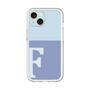 Slim Protection Premium Case［ オリジナル - initial two tone - F blue ］