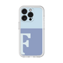 Slim Protection Premium Case［ オリジナル - initial two tone - F blue ］