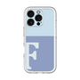 Slim Protection Premium Case［ オリジナル - initial two tone - F blue ］
