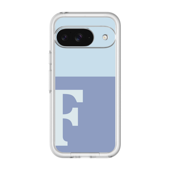 Slim Protection Premium Case［ オリジナル - initial two tone - F blue ］