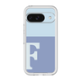 Slim Protection Premium Case［ オリジナル - initial two tone - F blue ］