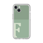 Slim Protection Premium Case［ オリジナル - initial two tone - F green ］