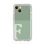 Slim Protection Premium Case［ オリジナル - initial two tone - F green ］