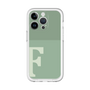 Slim Protection Premium Case［ オリジナル - initial two tone - F green ］