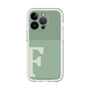 Slim Protection Premium Case［ オリジナル - initial two tone - F green ］
