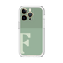 Slim Protection Premium Case［ オリジナル - initial two tone - F green ］