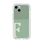 Slim Protection Premium Case［ オリジナル - initial two tone - F green ］