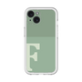 Slim Protection Premium Case［ オリジナル - initial two tone - F green ］