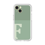 Slim Protection Premium Case［ オリジナル - initial two tone - F green ］