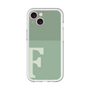 Slim Protection Premium Case［ オリジナル - initial two tone - F green ］