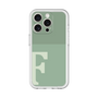 Slim Protection Premium Case［ オリジナル - initial two tone - F green ］