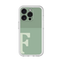 Slim Protection Premium Case［ オリジナル - initial two tone - F green ］