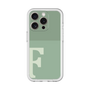 Slim Protection Premium Case［ オリジナル - initial two tone - F green ］