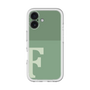 Slim Protection Premium Case［ オリジナル - initial two tone - F green ］