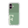 Slim Protection Premium Case［ オリジナル - initial two tone - F green ］