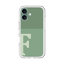 Slim Protection Premium Case［ オリジナル - initial two tone - F green ］