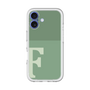 Slim Protection Premium Case［ オリジナル - initial two tone - F green ］