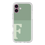 Slim Protection Premium Case［ オリジナル - initial two tone - F green ］