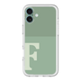 Slim Protection Premium Case［ オリジナル - initial two tone - F green ］