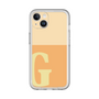 Slim Protection Premium Case［ オリジナル - initial two tone - G orange ］