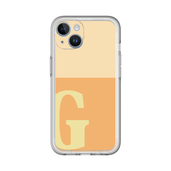 Slim Protection Premium Case［ オリジナル - initial two tone - G orange ］