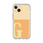 Slim Protection Premium Case［ オリジナル - initial two tone - G orange ］
