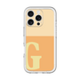 Slim Protection Premium Case［ オリジナル - initial two tone - G orange ］