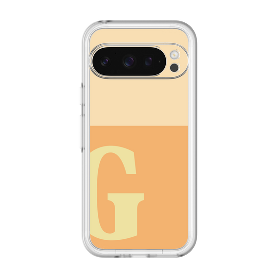 Slim Protection Premium Case［ オリジナル - initial two tone - G orange ］