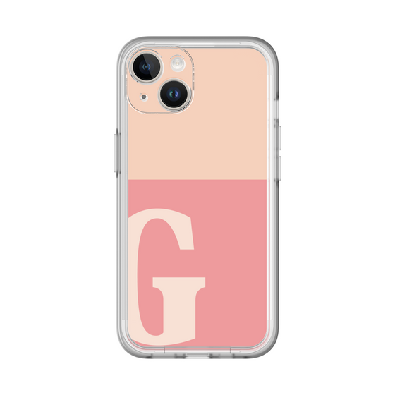 Slim Protection Premium Case［ オリジナル - initial two tone - G pink ］