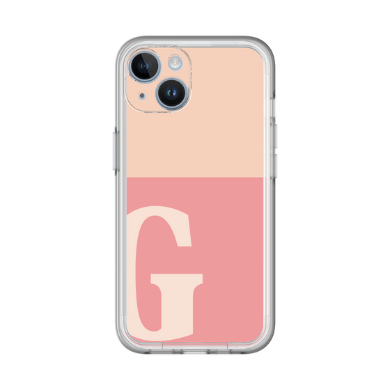 Slim Protection Premium Case［ オリジナル - initial two tone - G pink ］