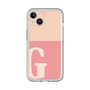 Slim Protection Premium Case［ オリジナル - initial two tone - G pink ］
