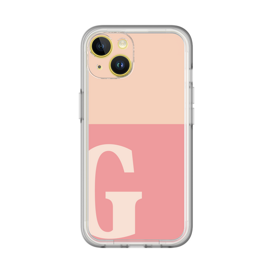 Slim Protection Premium Case［ オリジナル - initial two tone - G pink ］
