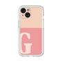 Slim Protection Premium Case［ オリジナル - initial two tone - G pink ］