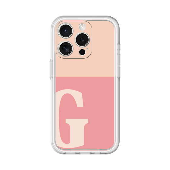 Slim Protection Premium Case［ オリジナル - initial two tone - G pink ］
