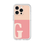 Slim Protection Premium Case［ オリジナル - initial two tone - G pink ］