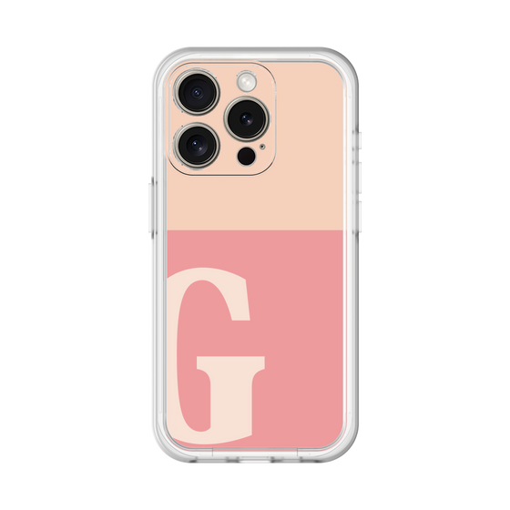 Slim Protection Premium Case［ オリジナル - initial two tone - G pink ］