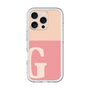 Slim Protection Premium Case［ オリジナル - initial two tone - G pink ］