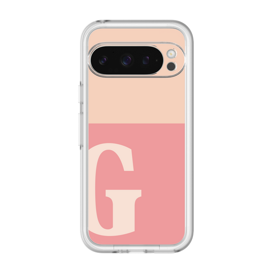 Slim Protection Premium Case［ オリジナル - initial two tone - G pink ］