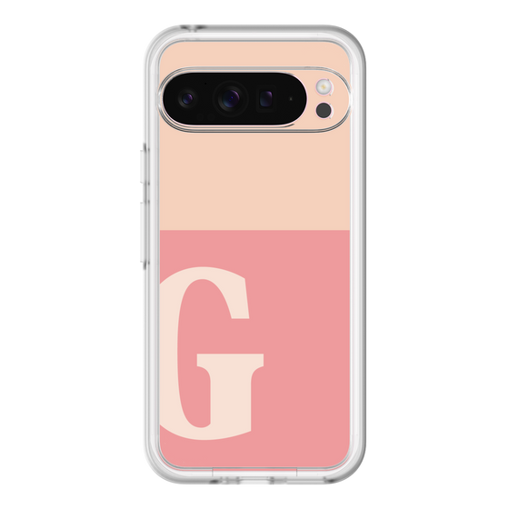 Slim Protection Premium Case［ オリジナル - initial two tone - G pink ］