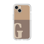 Slim Protection Premium Case［ オリジナル - initial two tone - G brown ］