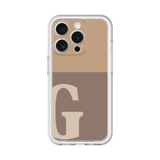 Slim Protection Premium Case［ オリジナル - initial two tone - G brown ］