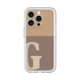 Slim Protection Premium Case［ オリジナル - initial two tone - G brown ］
