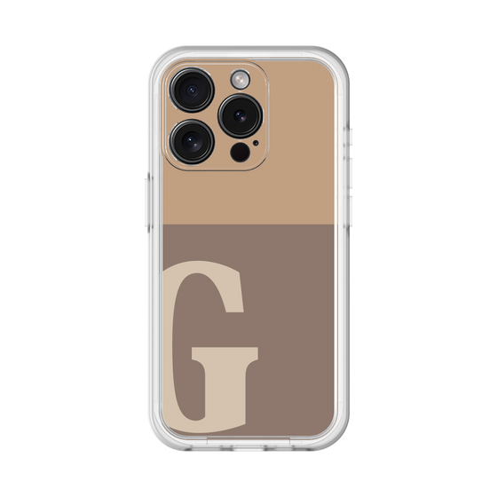 Slim Protection Premium Case［ オリジナル - initial two tone - G brown ］