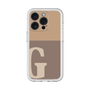 Slim Protection Premium Case［ オリジナル - initial two tone - G brown ］