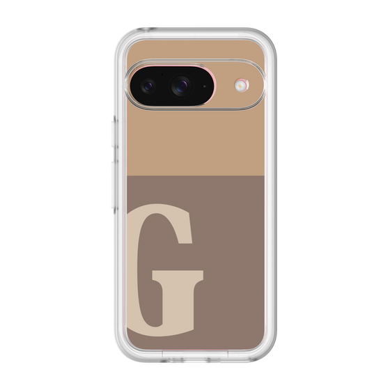 Slim Protection Premium Case［ オリジナル - initial two tone - G brown ］