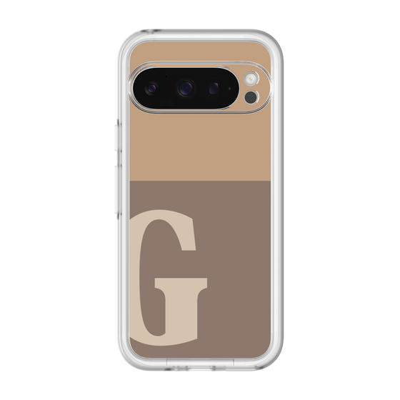 Slim Protection Premium Case［ オリジナル - initial two tone - G brown ］
