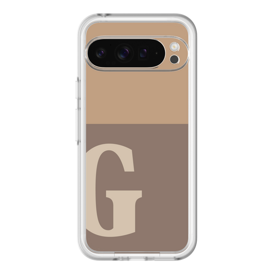 Slim Protection Premium Case［ オリジナル - initial two tone - G brown ］