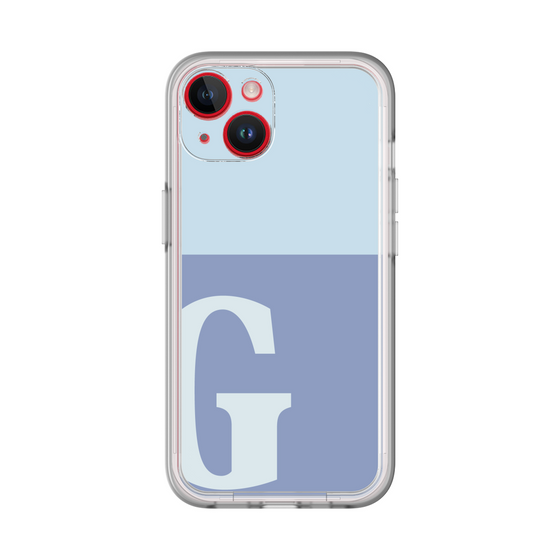 Slim Protection Premium Case［ オリジナル - initial two tone - G blue ］