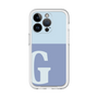 Slim Protection Premium Case［ オリジナル - initial two tone - G blue ］
