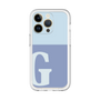 Slim Protection Premium Case［ オリジナル - initial two tone - G blue ］